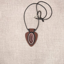 Įkelkite vaizdą į galerijos peržiūrą, TRUMPAS KAKLO PAKABUKAS SU AGATO AKMENIU